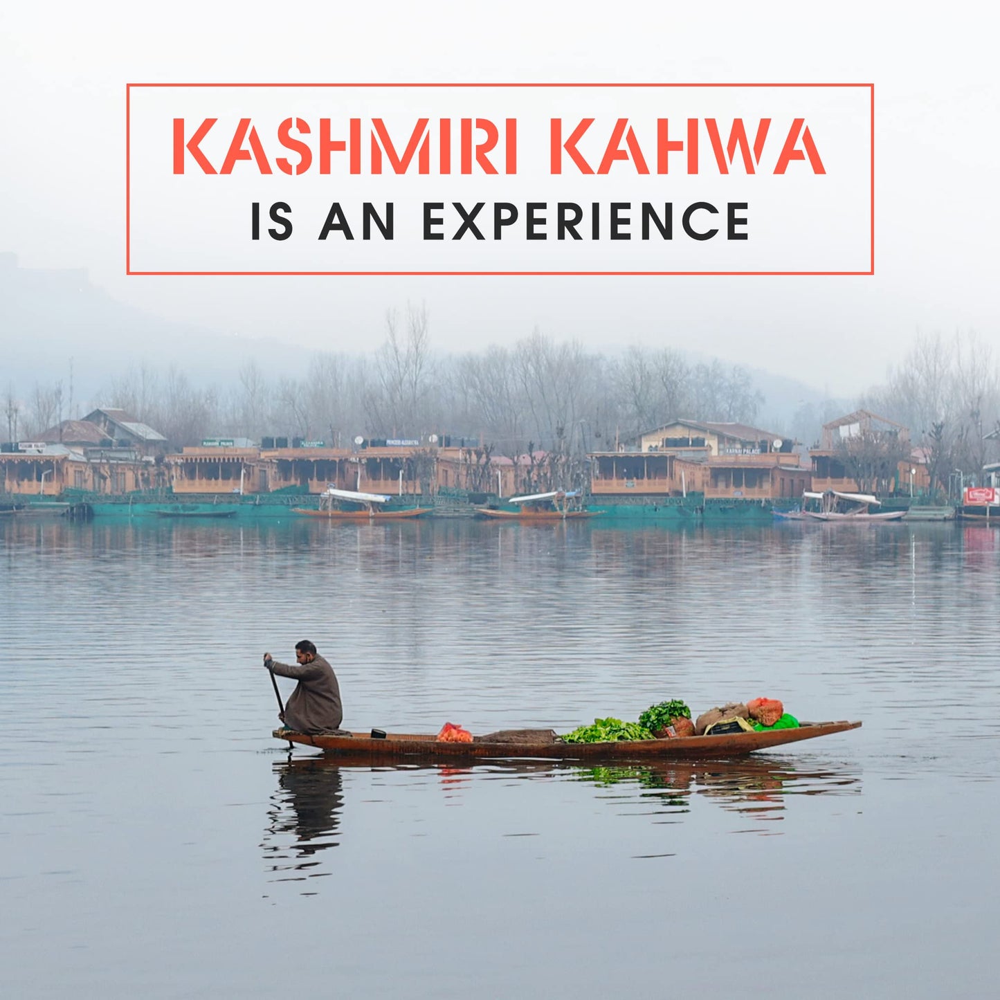 Teabox Kashmiri Kahwa Green Tea | 25 Tea Bags | Whole Green Tea Leaves with Saffron, Cardamom, Cinnamon, Clove and Almond | Gluten-Free Tea, Medium-Caffeine