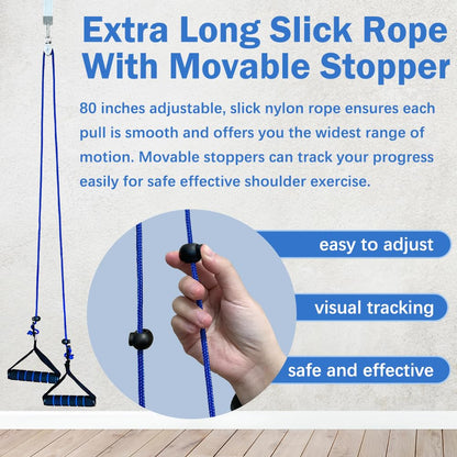 Shoulder Pulley for Physical Therapy, Pulleys for Shoulder Rehab Over Door, Shoulder Pulley Over The Door Physical Therapy, Door Pulleys For Physical Therapy, Arm Pulley, Over The Door Pulleys