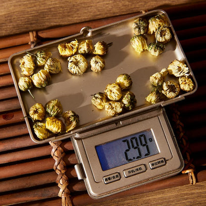 ChaWuWarmSun Chrysanthemum Tea,3.5oz/100g,White Chrysanthemum Bud,HangZhou TongXiang Tai Ju,Chinese Flower Tea