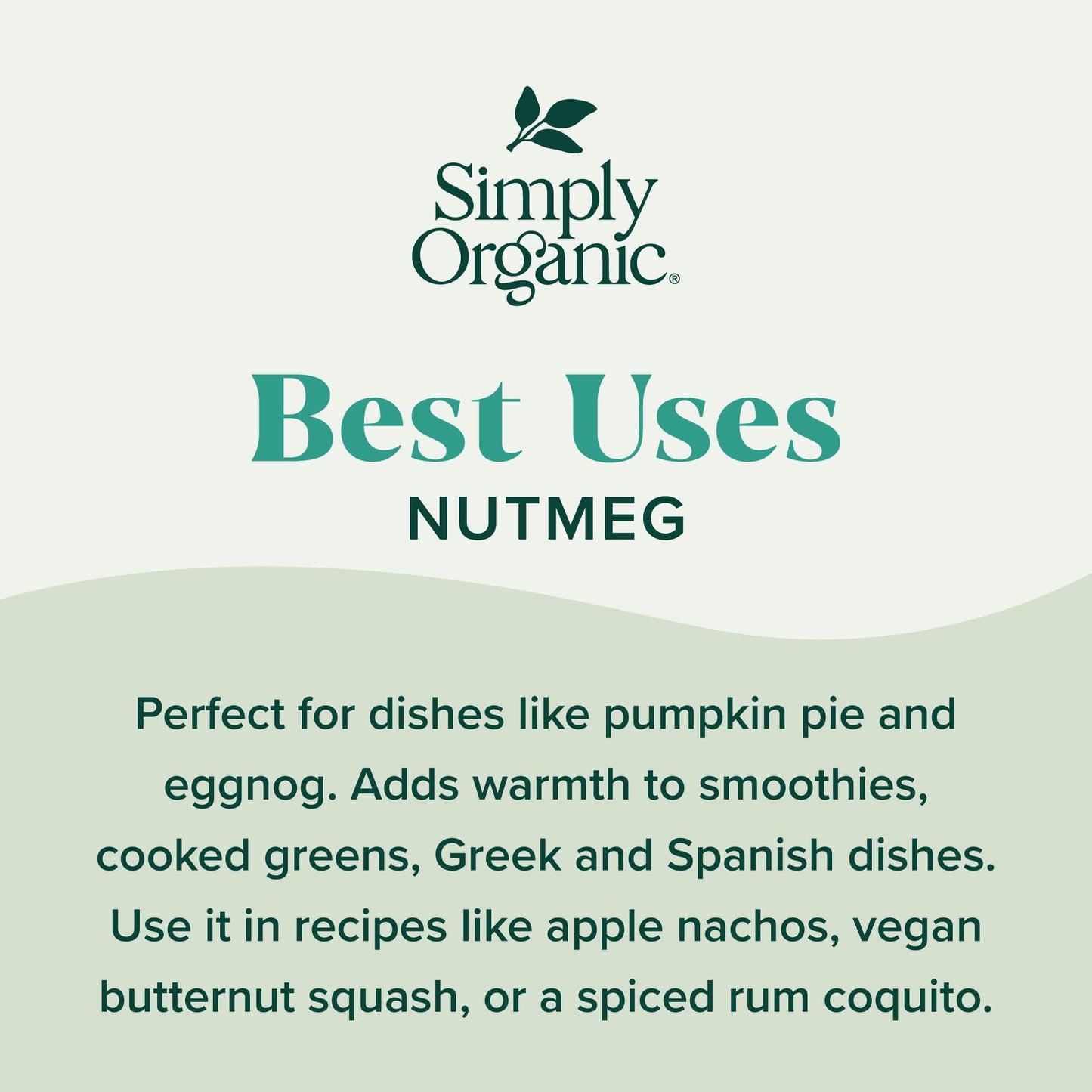 Simply Organic Pure Ground Nutmeg, 2.3 Ounce Jar, Aromatic, Subtly Spicy-Sweet Flavor, Kosher, No GMO, No ETO (Pack of 3)