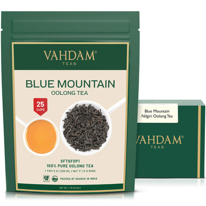 VAHDAM Imperial Oolong Tea Leaves From The Blue Mountains (25 Cups/1.76oz) Loose Leaf | Brew Hot Or Iced Tea