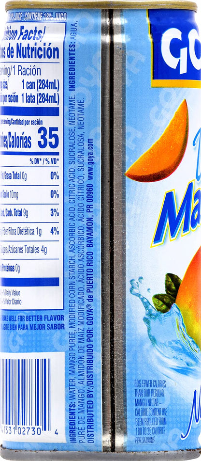 Goya Foods Diet Mango Nectar, 9.6 Fl Oz (Pack of 24)