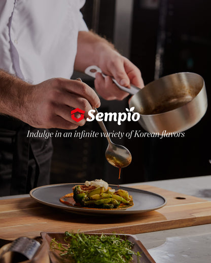 SEMPIO Soy Sauce Jin Gold F3 – Blended for Flavor, Ideal for Stir-fries, Authentic Korean Asian Cuisine, Made in Korea (29.08 fl oz / 860mL, Kosher, Vegan, Non-GMO)