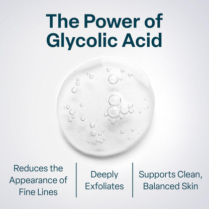 QRxLabs Glycolic Acid Pads - 20% Resurfacing Pads AHA for Face & Body - Exfoliates Skin Surface and Reduces Appearance of Fine Lines and Wrinkles - Acne Treatment Clearing - Daily Pads - 50ct
