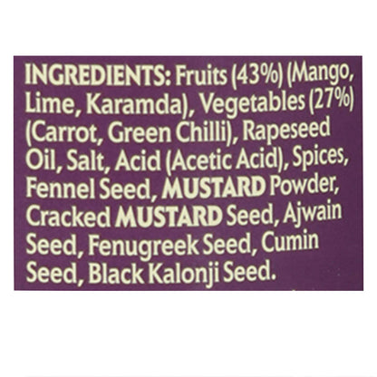 Pataks - Hot Mixed Pickle - 283g