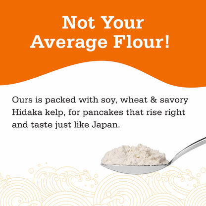 Otafuku Okonomiyaki Flour for Japanese Okonomiyaki Pancakes, 12 Servings, 15.9 Oz (1 Lb)