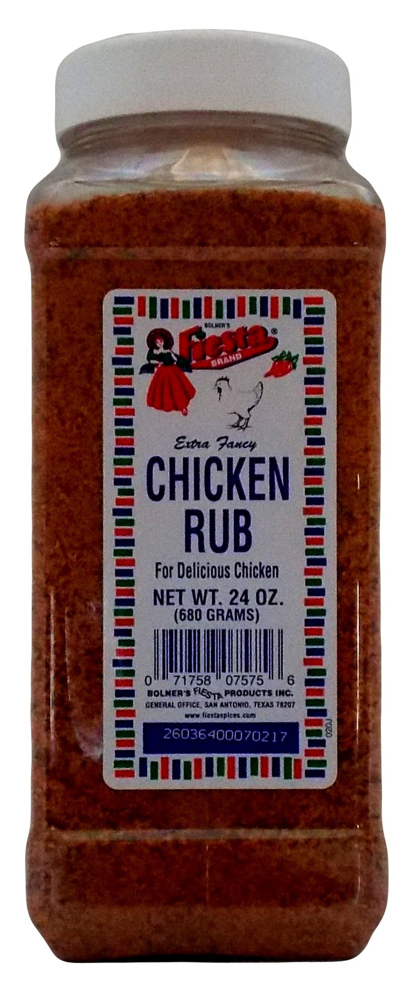 Bolner's Fiesta Extra Fancy Chicken Rub, 24 Oz.