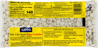 Goya Foods Baby Lima Beans, Dry, 16 Ounce (Pack of 24)