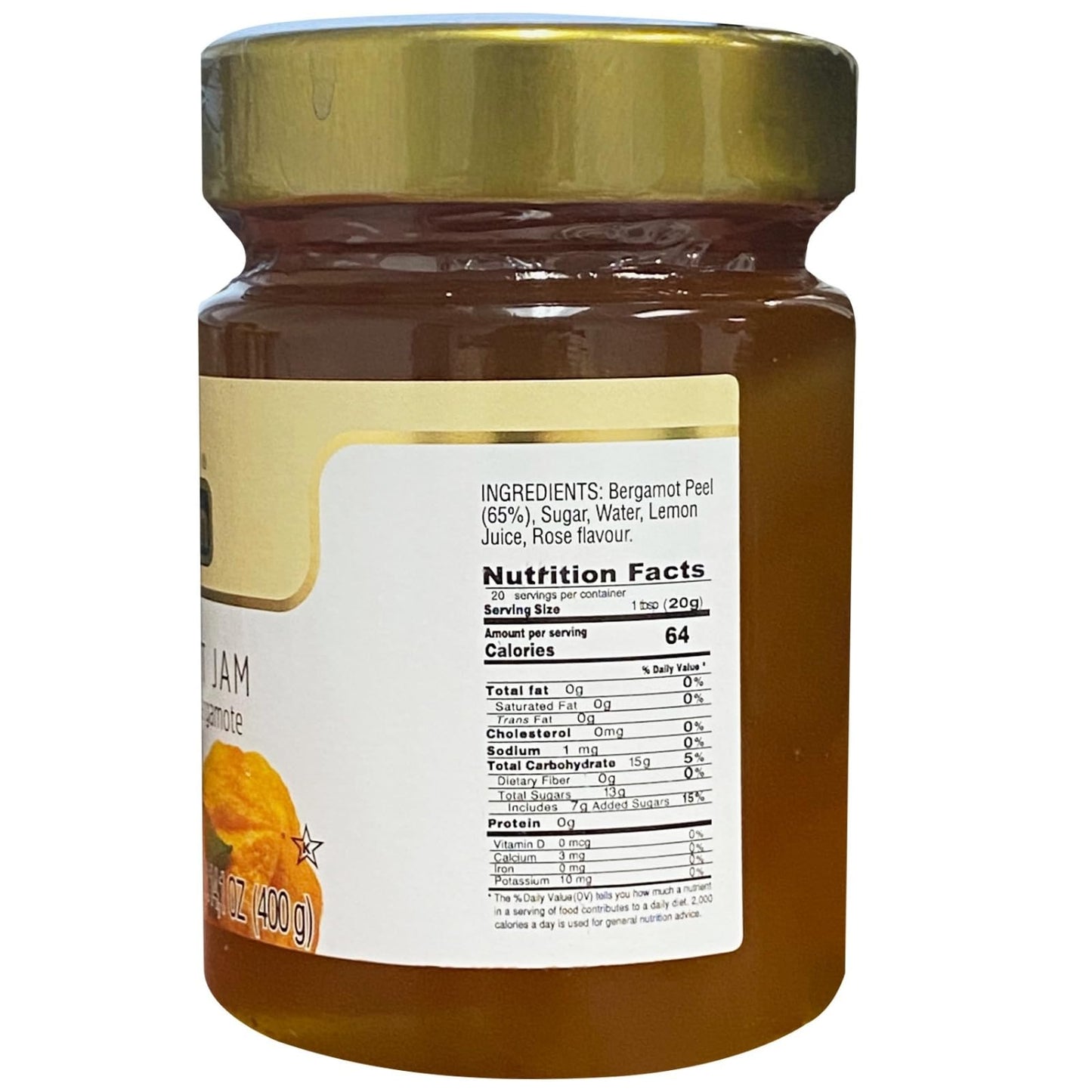 Zarrin - Bergamot Jam, 450g
