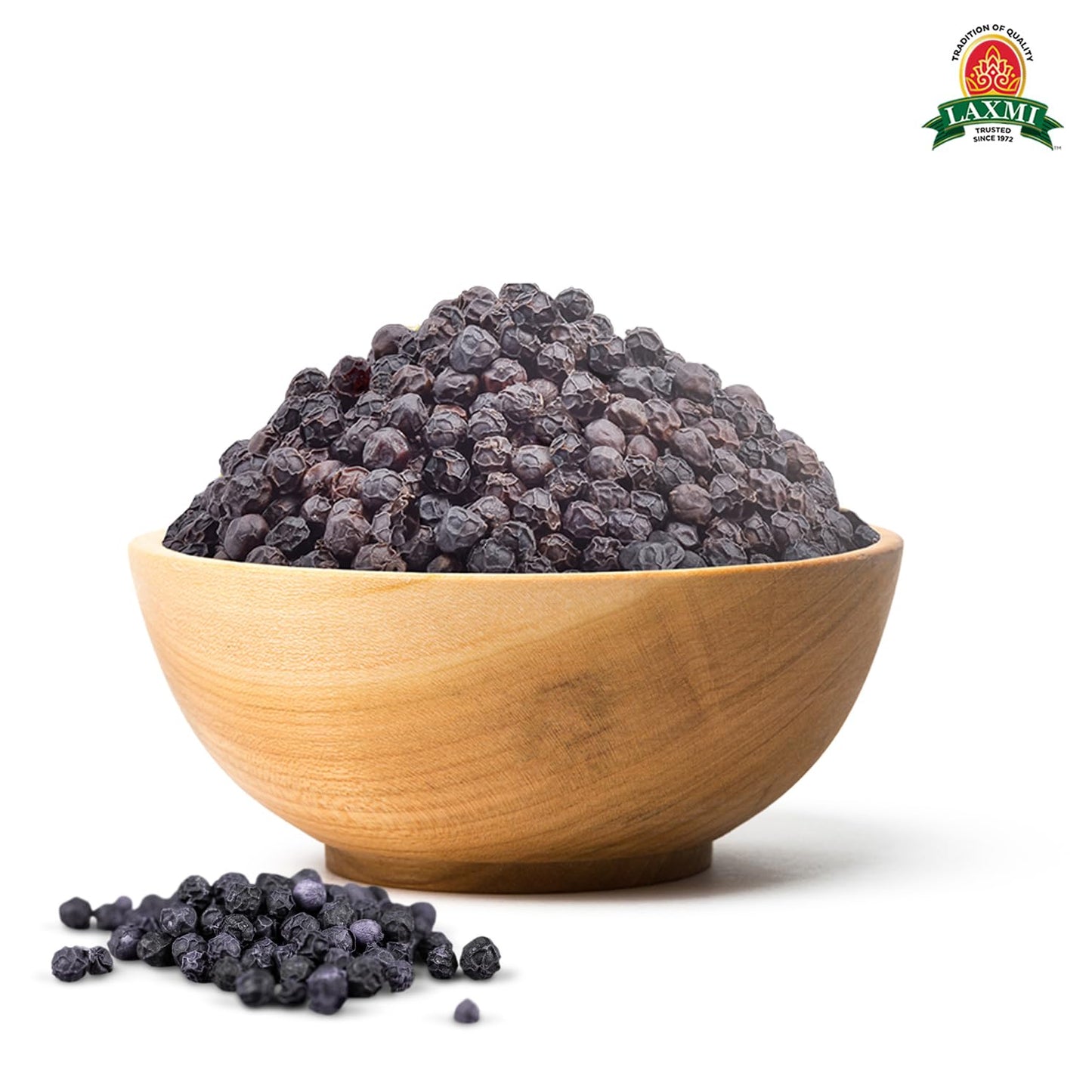 Laxmi Black Pepper Whole Peppercorns 200gm | Tellicherry Black Peppercorn | Premium quality and high value Peppercorns, black | Ethical sourced