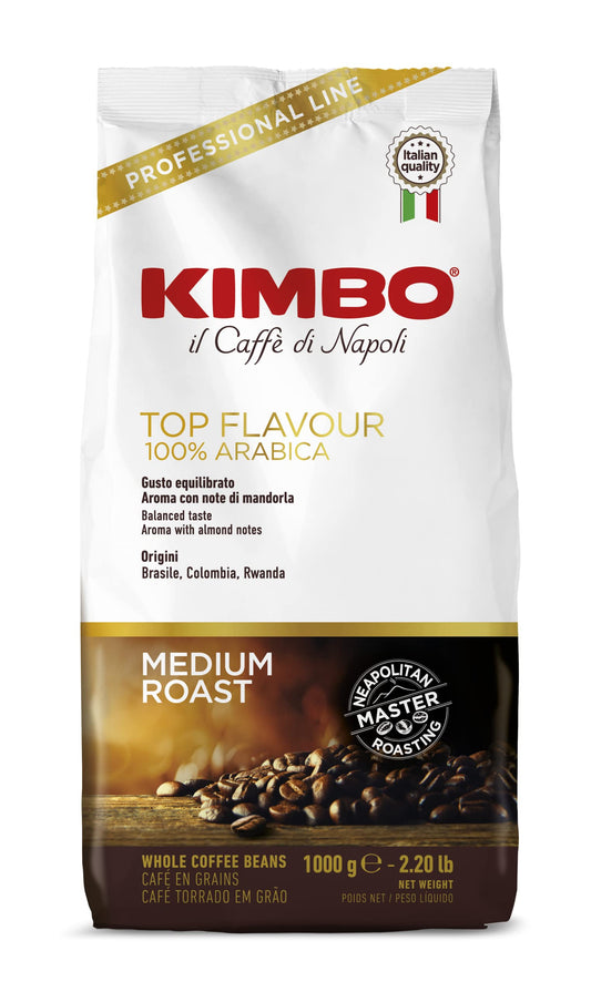 Caffe Kimbo - Top Flavor - Espresso Whole beans - 2.2lb Bag