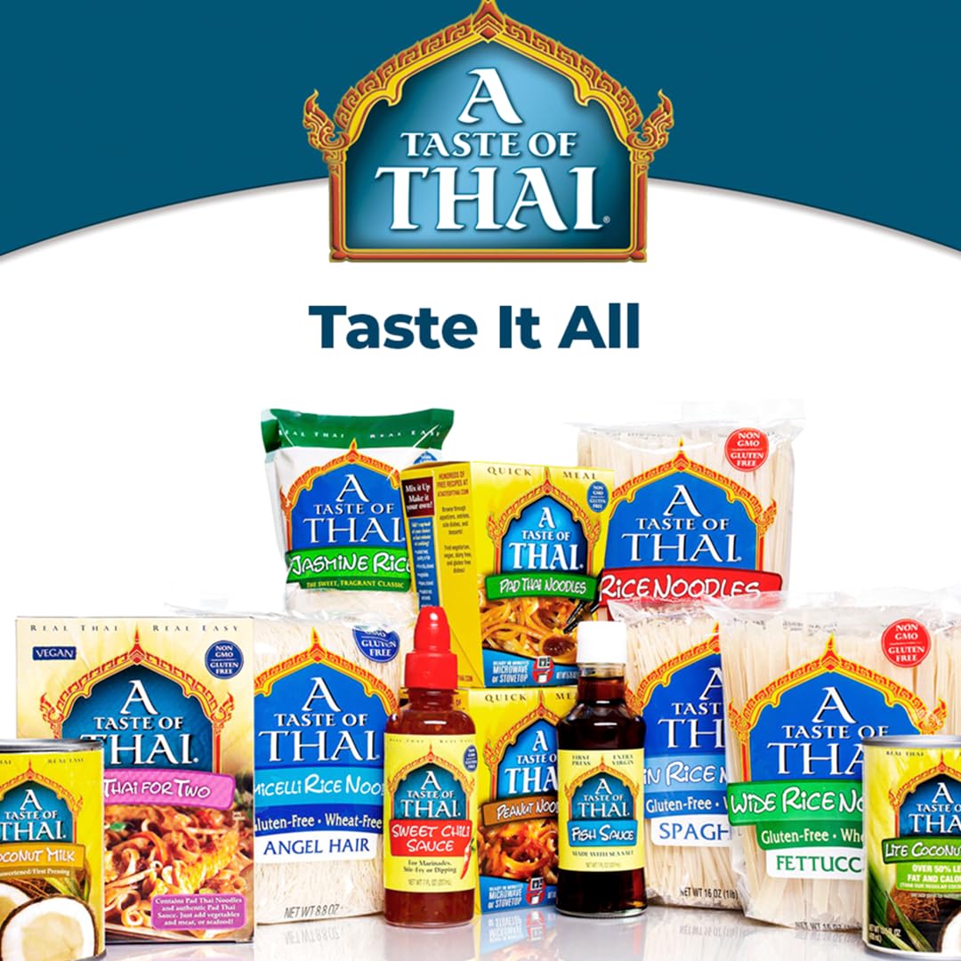 A Taste of Thai Coconut Ginger Soup Base – Authentic & Natural Ready-to-Use Thai Soup Mix – Non‑GMO & Gluten‑Free –Creamy, Aromatic Flavor for Tom Kha Gai, Curries, Soups & Stews – 2.1 oz (Pack of 12)