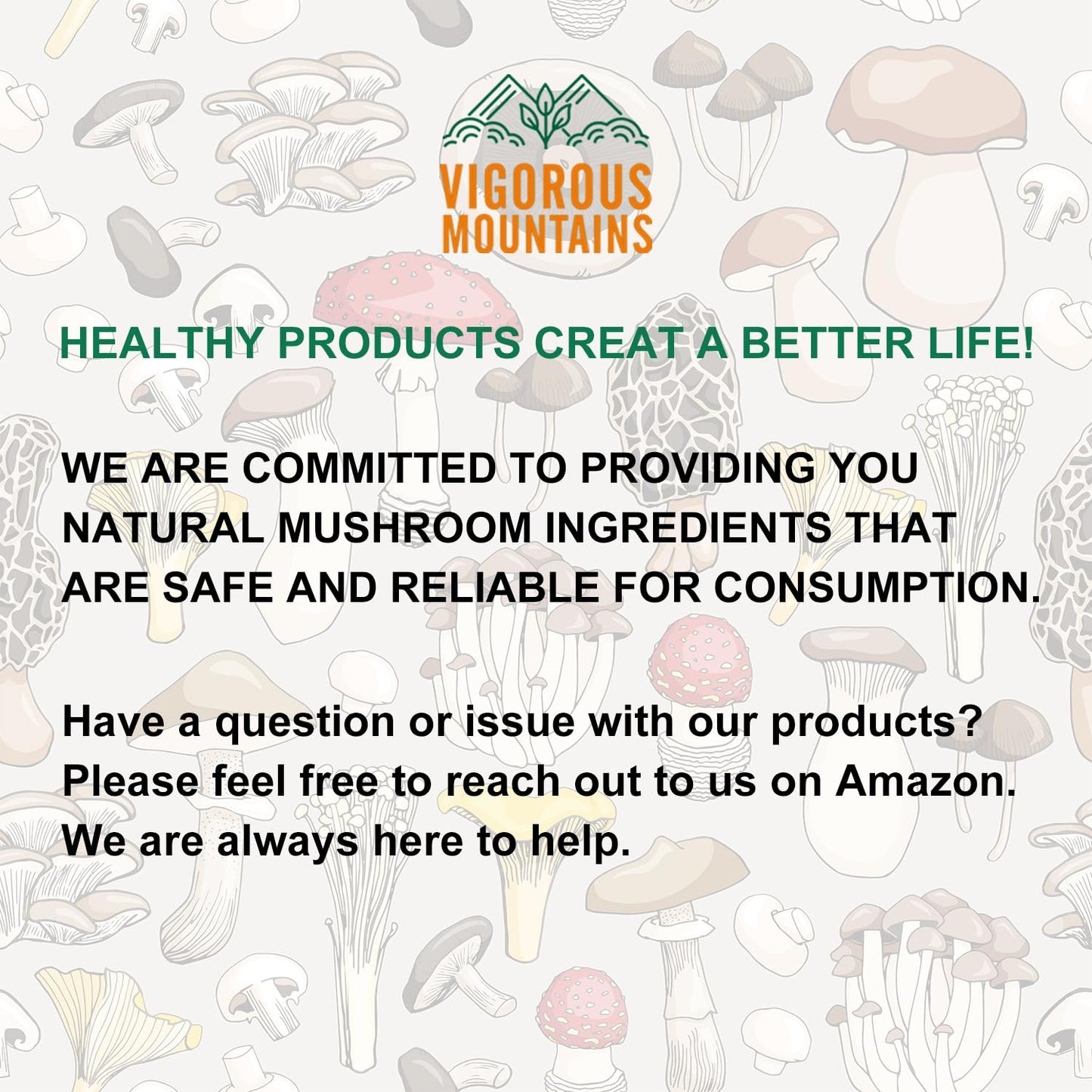 VIGOROUS MOUNTAINS Dried Porcini Mushrooms (3Ounces)