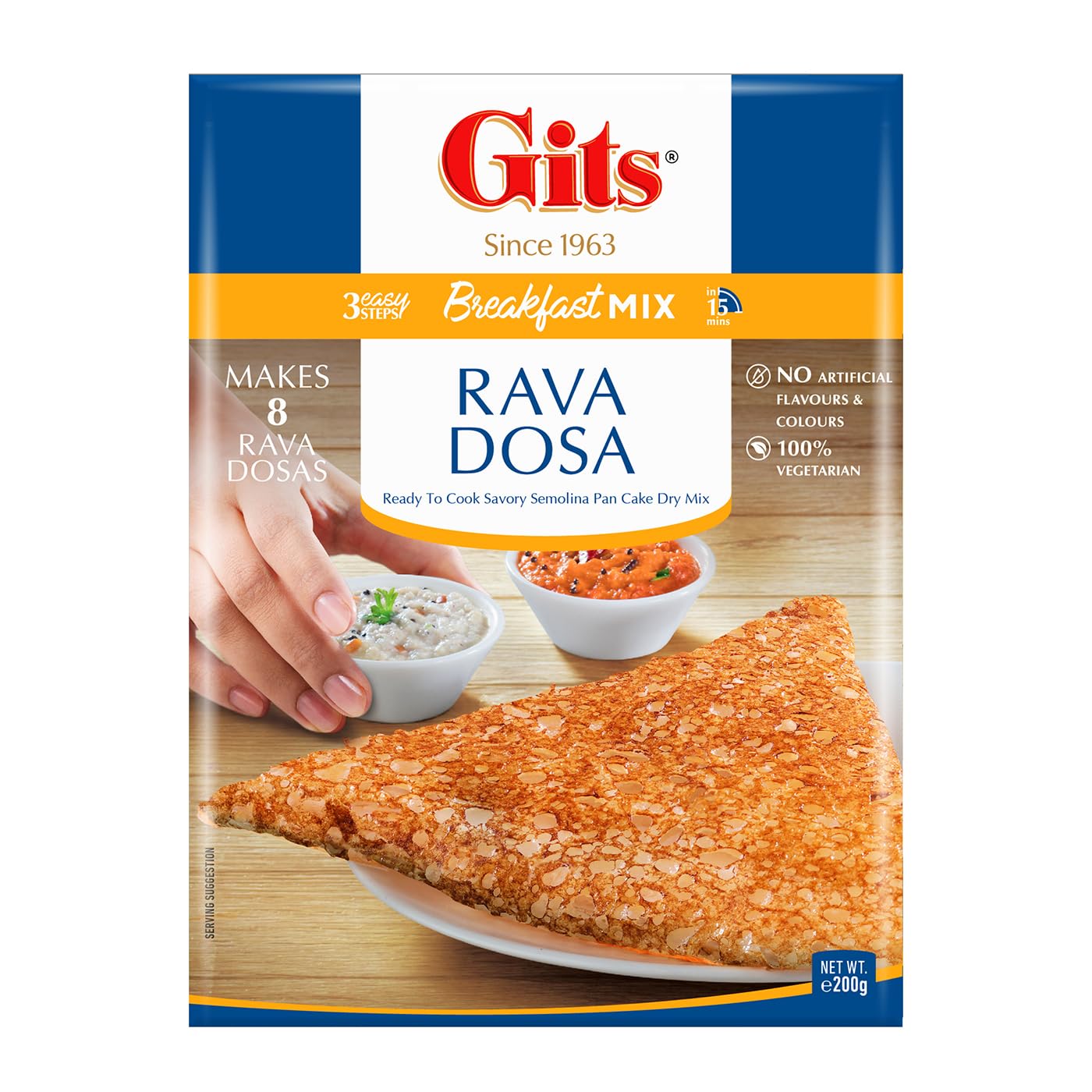 Gits Rava Dosai Mix, 7 Ounce