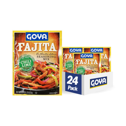 Goya Foods Fajita Seasoning Mix, 1.25 Ounce (Pack of 24)