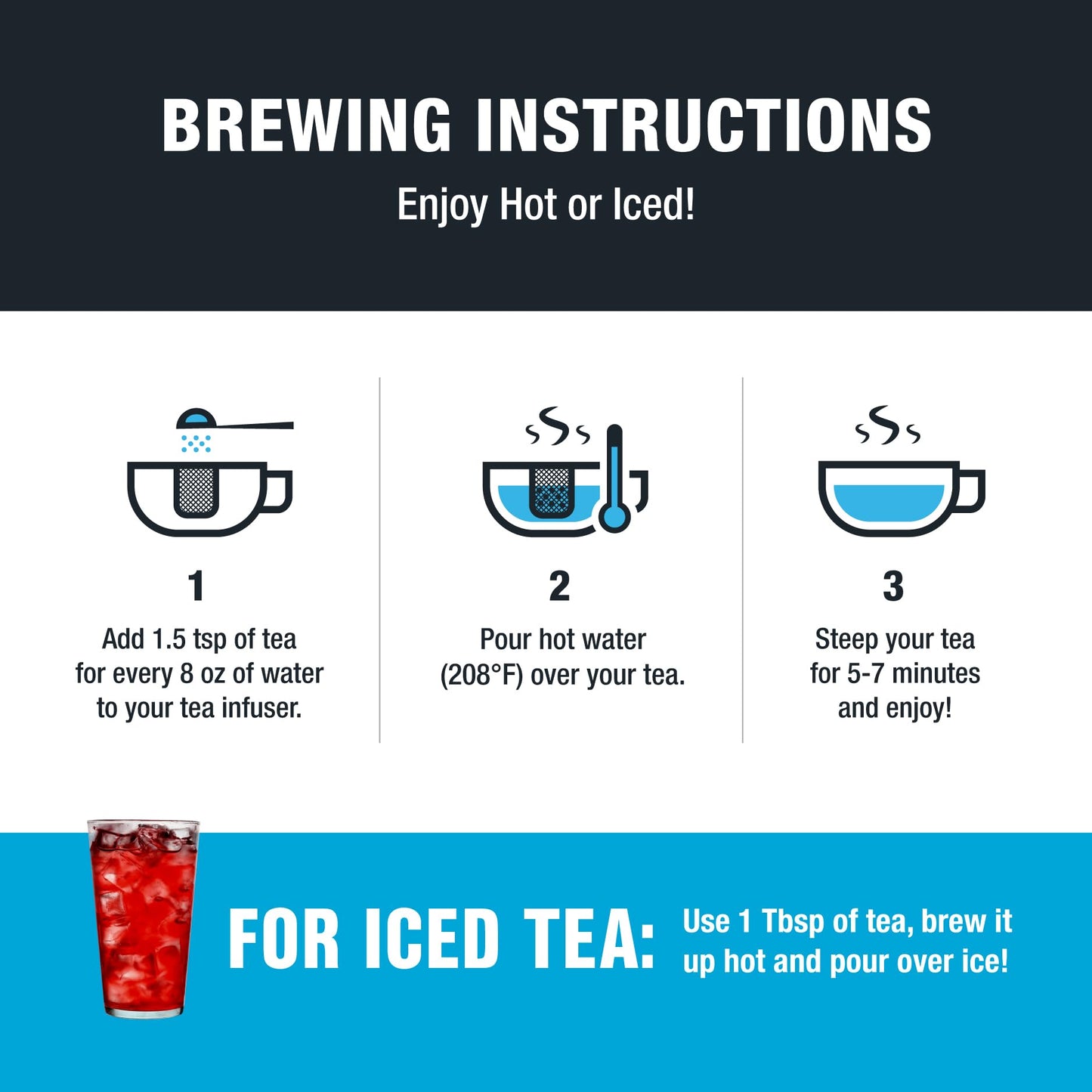 Tiesta Tea - Cranberry Hibiscus Rooibos Tea, Fireberry, Loose Leaf, Herbal Blend with Hibiscus, Cranberry, Currants & Rooibos, Enjoy Hot or Iced, 1.7oz Resealable Pouch, 25 Cups