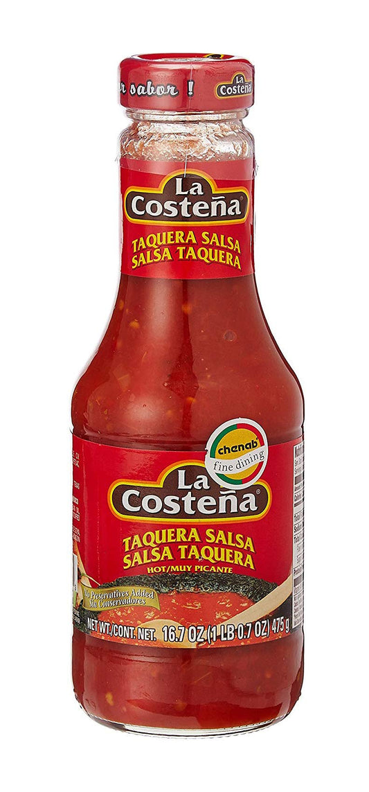 La Costena Glass Salsa Taquera 16 oz
