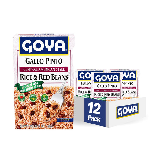 Goya Foods Central American Rice & Red Beans Rice Mix, Chicken , 7 Ounce (Pack of 12)