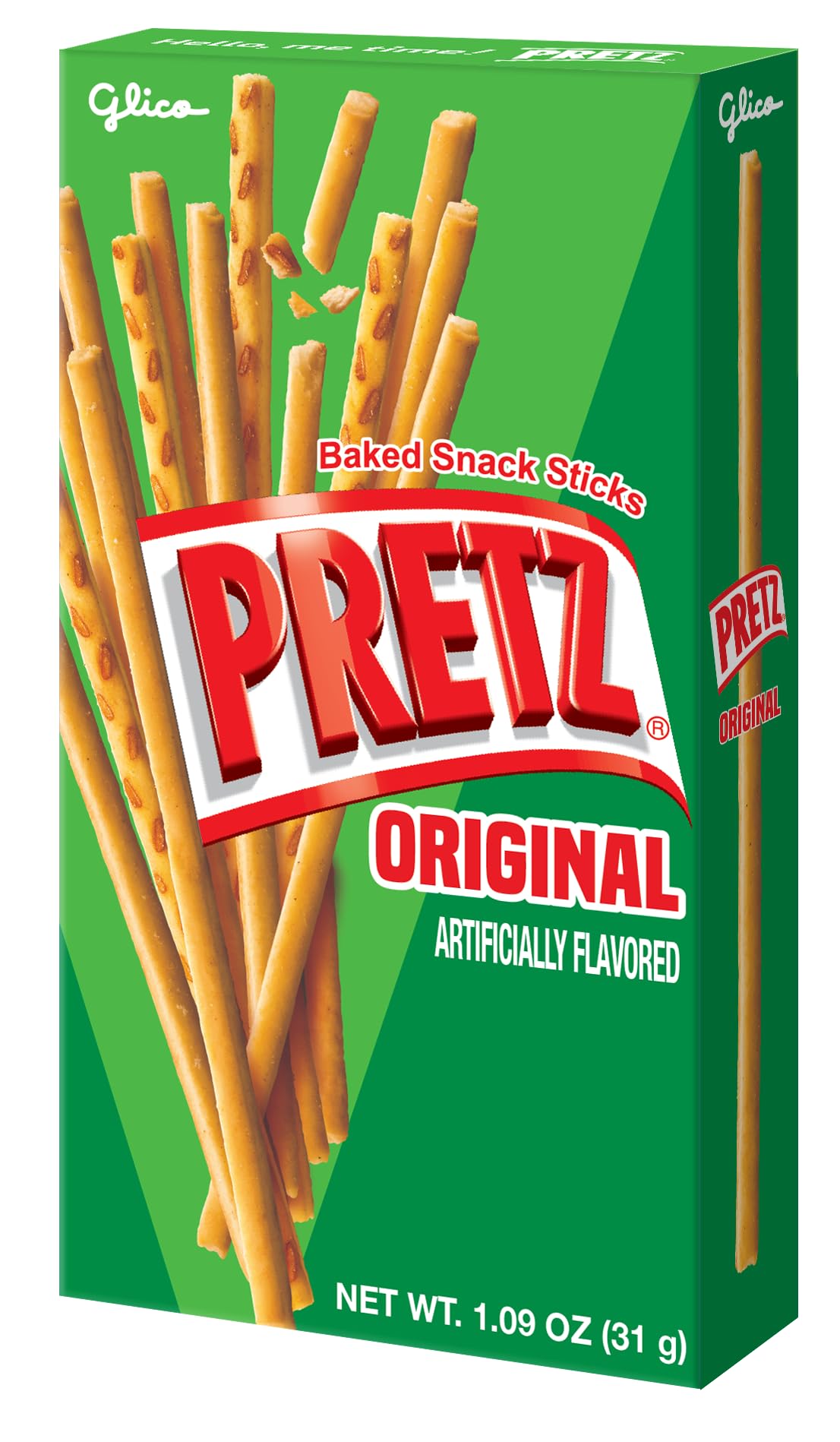 Pretz Biscuit Stick, Lightly Salted, 1.09 Ounce (Pack of 10)