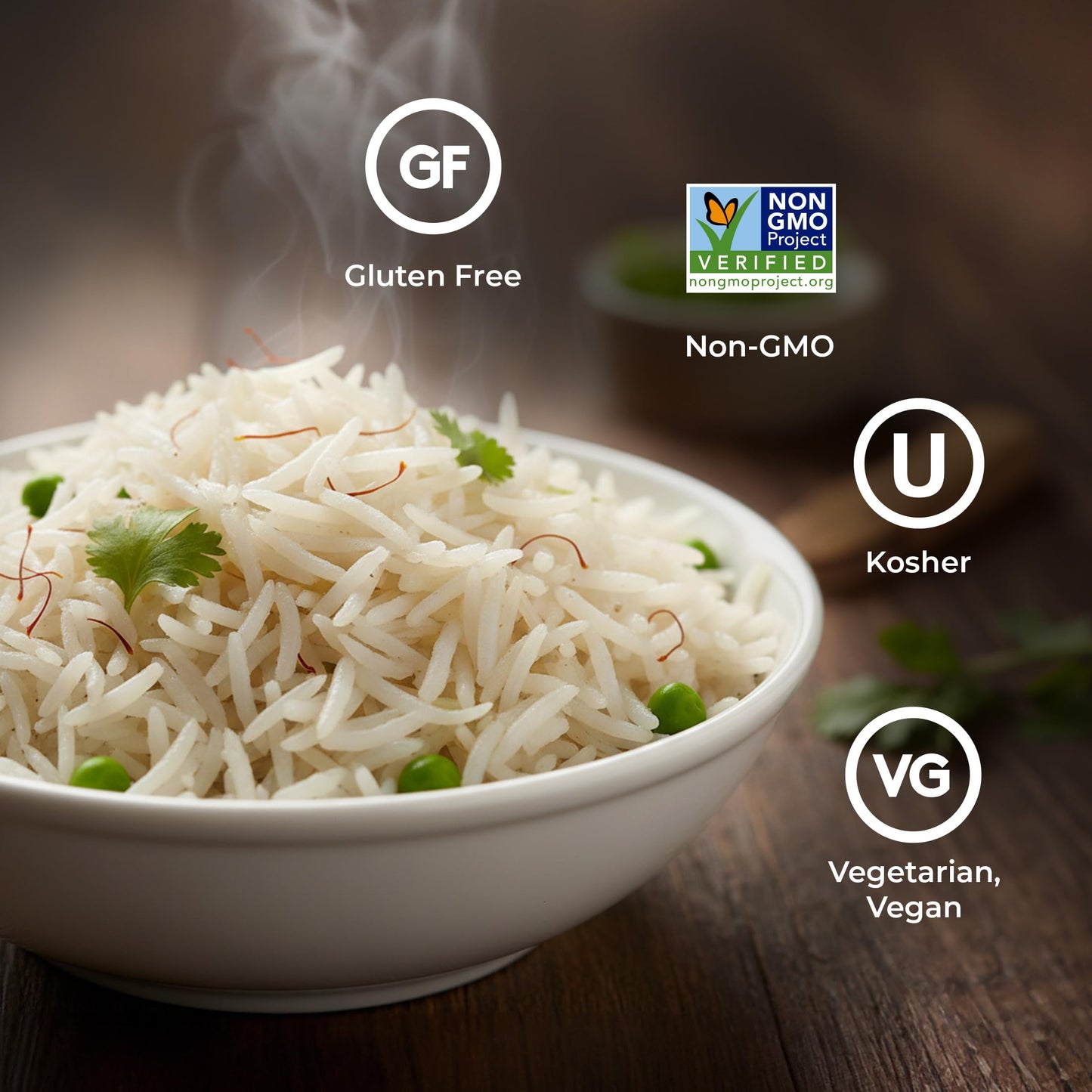 Daawat Ultima Basmati White Rice - Authentic Extra Long Grain Basmati Rice - 10 lb Bag