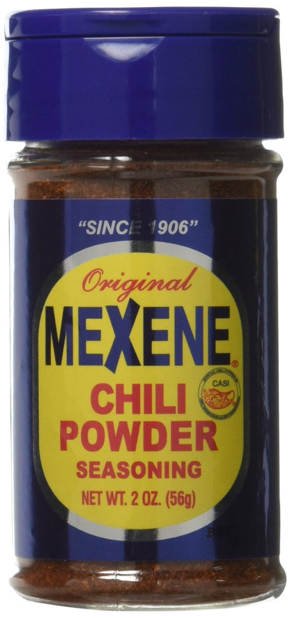 Mexene Original Chili Powder Seasoning - 2 Oz (Pack of 4) in a Prime Time Direct Sealed Bag