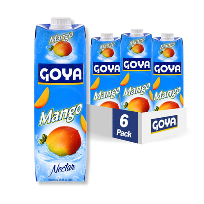 Goya Foods Mango Nectar 33.8 Ounce (Pack of 6)