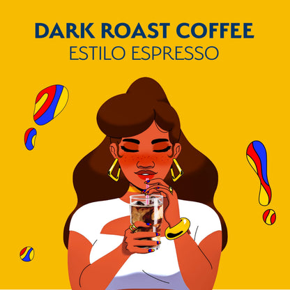 Café Bustelo Espresso Style, Dark Roast Coffee,12 Count Boxes (Pack of 6)