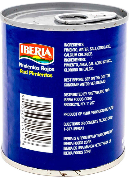 Iberia Sweet Red Pimientos, 7 oz (Pack of 24)