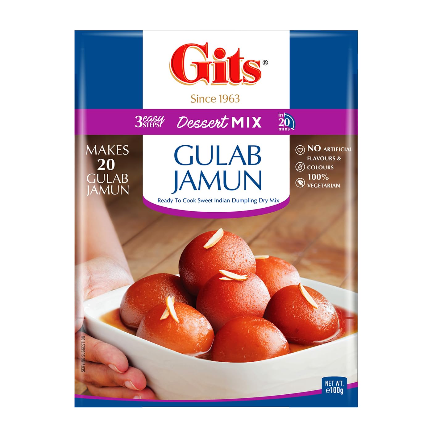 Gits Gulab Jamun Mix, 3.5 Ounce
