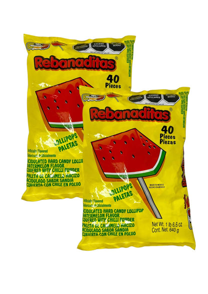 Vero Rebanaditas/risandias Watermelon, 40 Pieces (2-packs) by Vero
