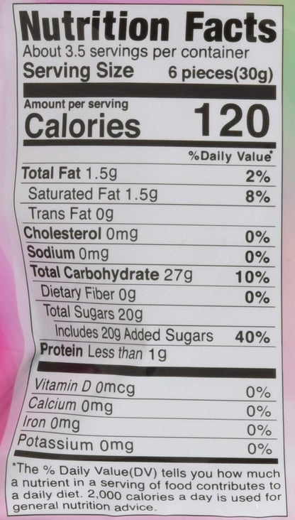 UHA Mikakuto Puchao Soft Candy with Gummy Bits, 4 Fruit Flavors, 3.53 oz