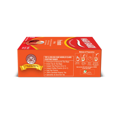 Wagh Bakri Premium Tea Bags, 100 Tea Bags of Special International Blend, 200grams