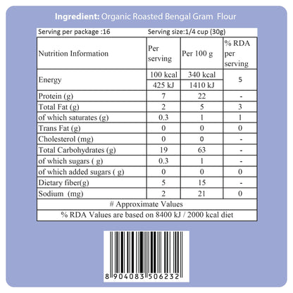 24 Mantra Organic Sattu Atta (500g)