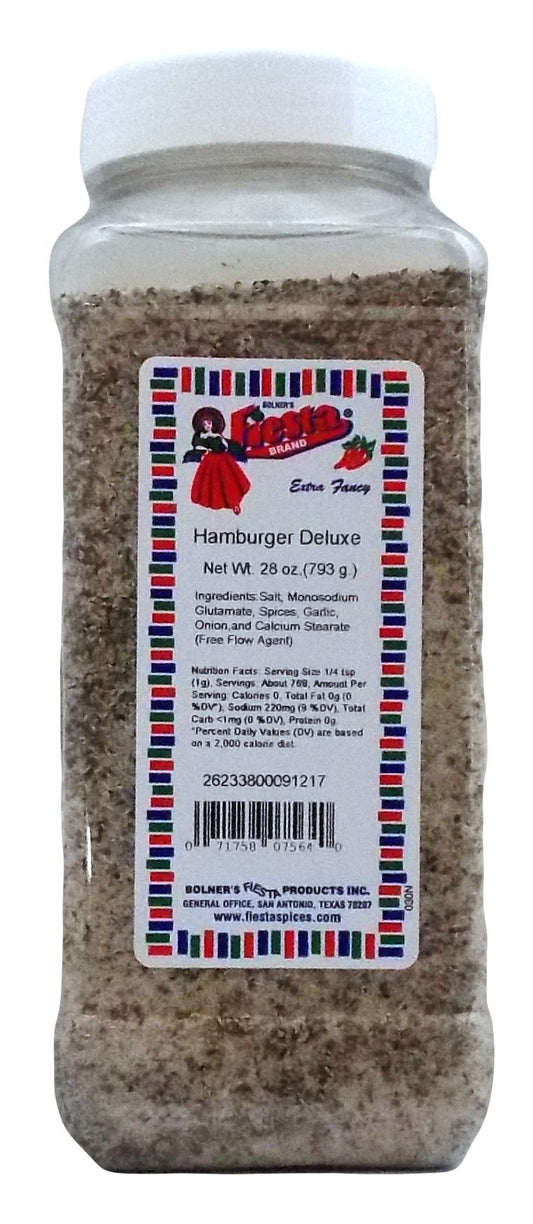 Bolner's Fiesta Extra Fancy Hamburger Deluxe Seasoning Mix, 28 Oz.