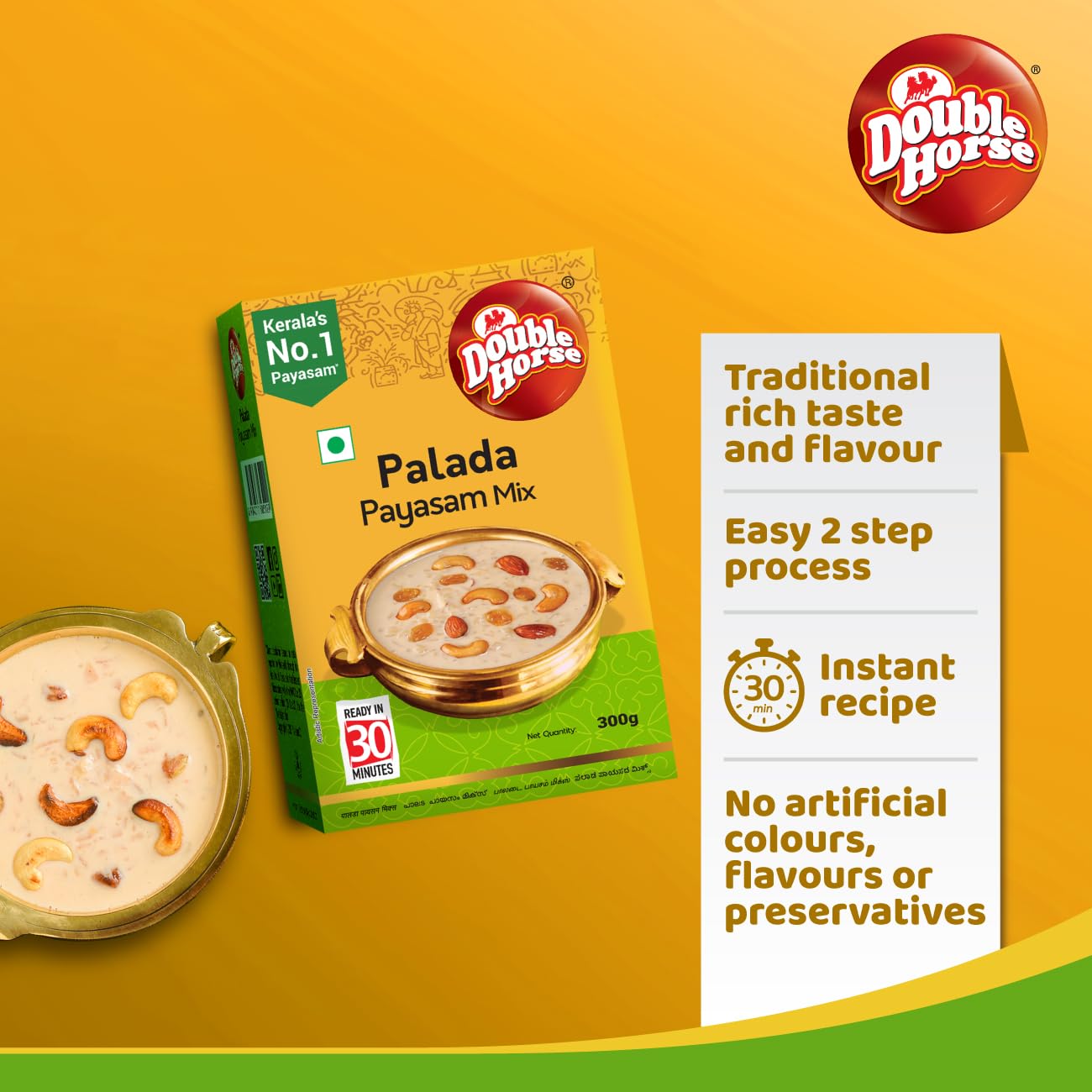 Double Horse Palada Payasam Mix 300 g (Pack of 1)