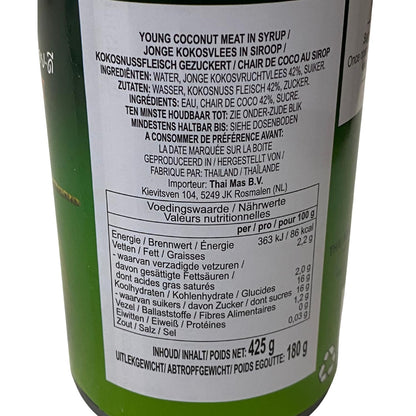Young Coconut Meat in Syrup - 15oz (Pack of 3)