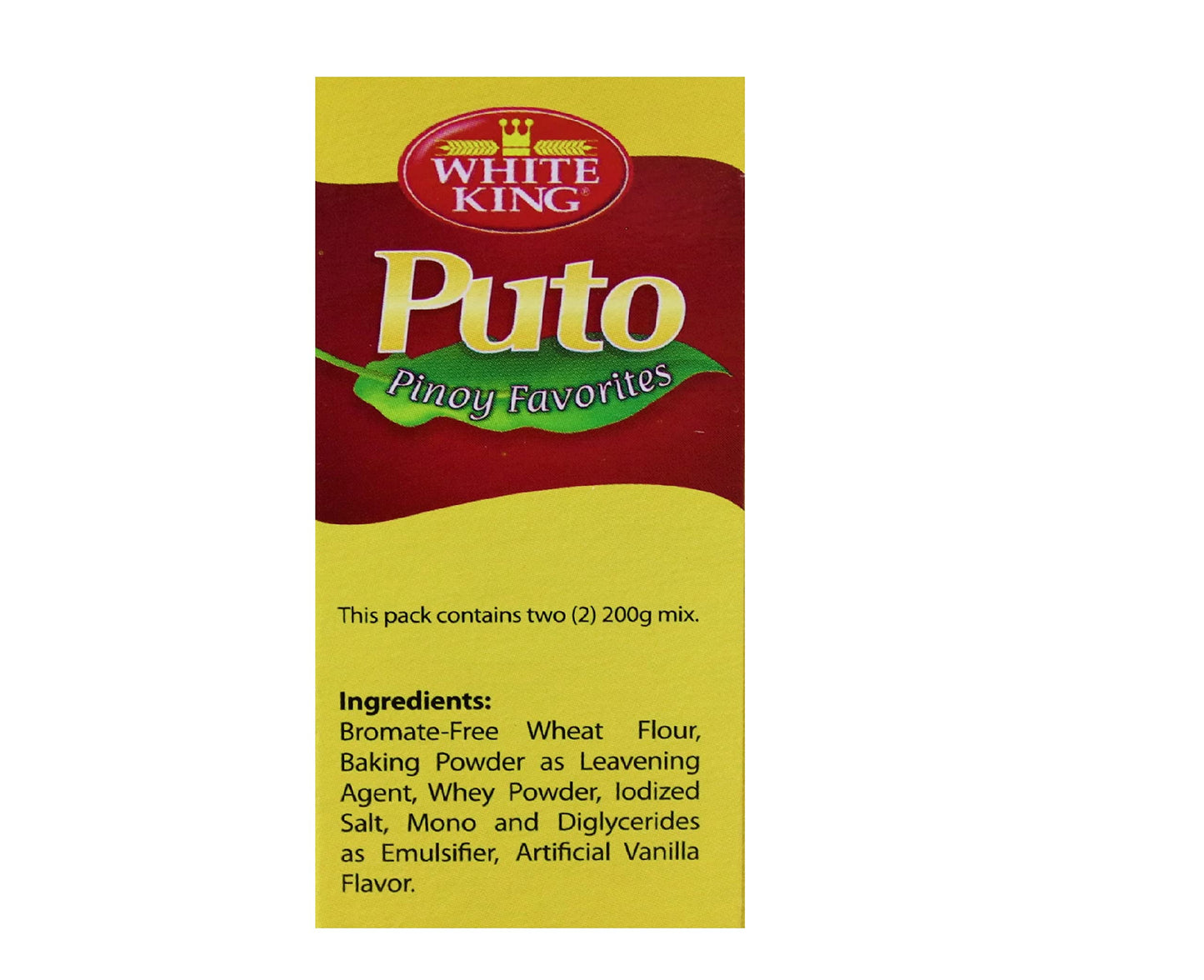 White King - Classic Puto - Steamed White Cake Mix (Net Wt. 400g)