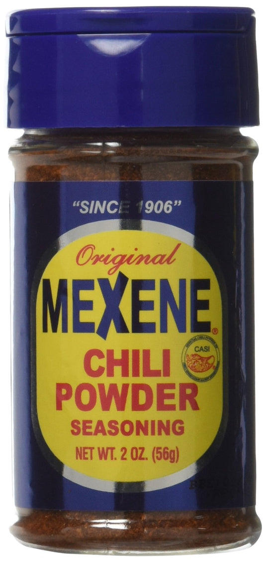 Mexene Original Chili Powder Seasoning - 2 Oz (Pack of 4) in a Prime Time Direct Sealed Bag
