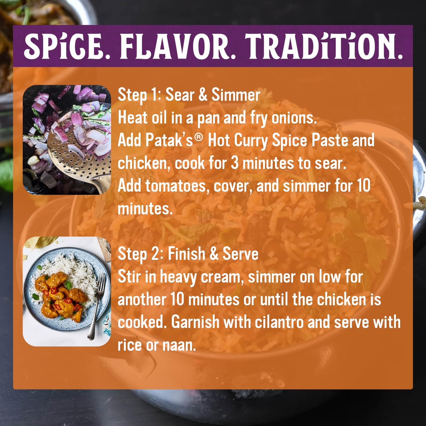 Patak’s Hot Curry Spice Paste - Hot Indian Cooking Paste with Freshly Ground Spices - Ideal for Chicken, Vegetables, and One-Pot Meals - Spicy Curry Base - 10oz Jar (Pack of 1)