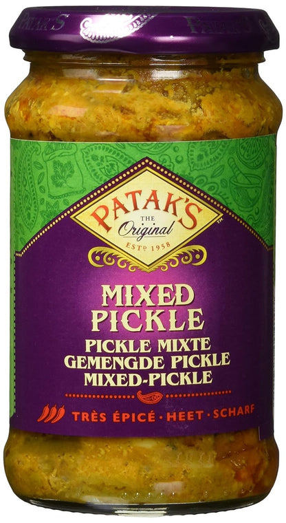Patak's Mixed Pickle Hot (283g) - Pack of 2