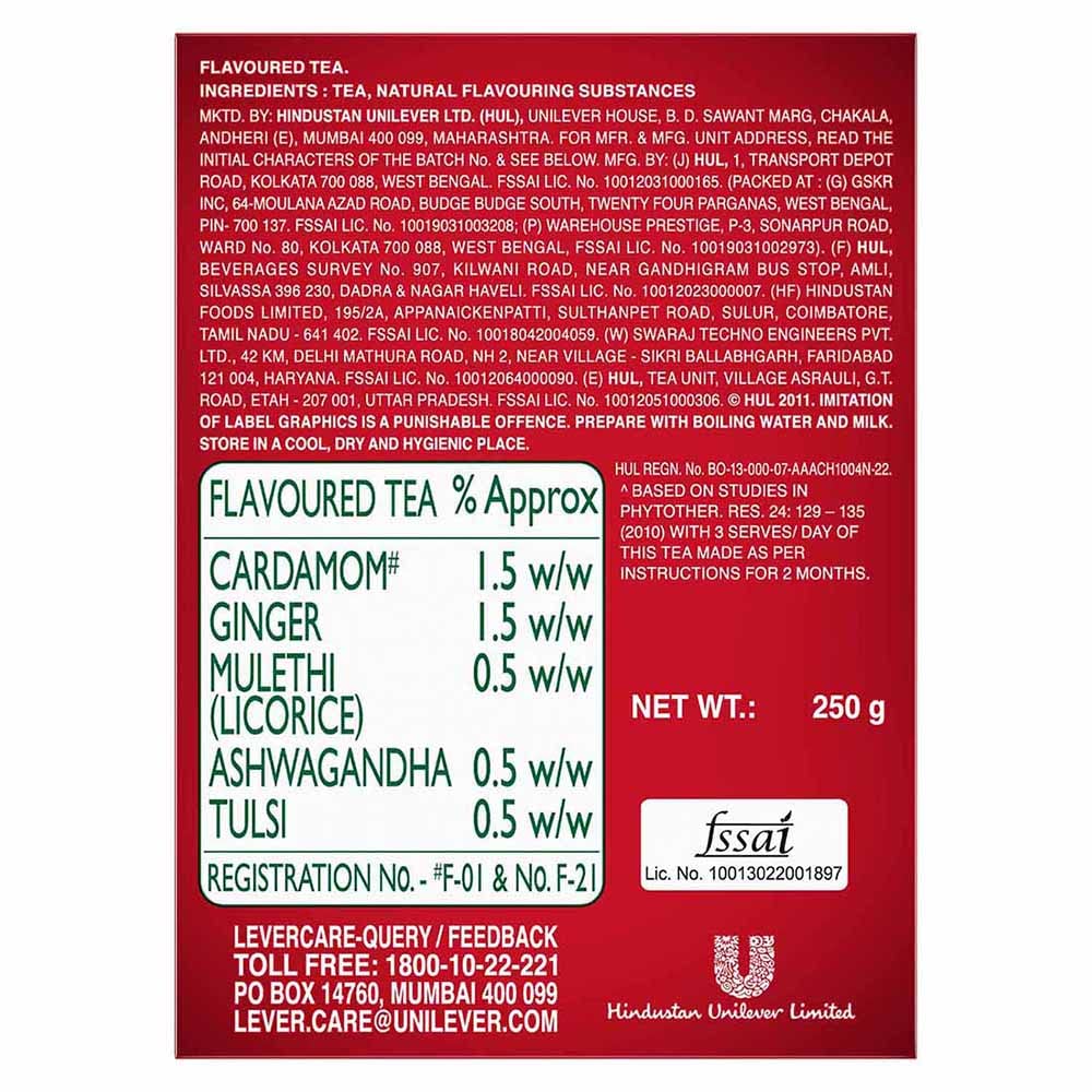Brooke Bond Red Label Natural Care (5 Ayurvedic Ingredients) 250gms