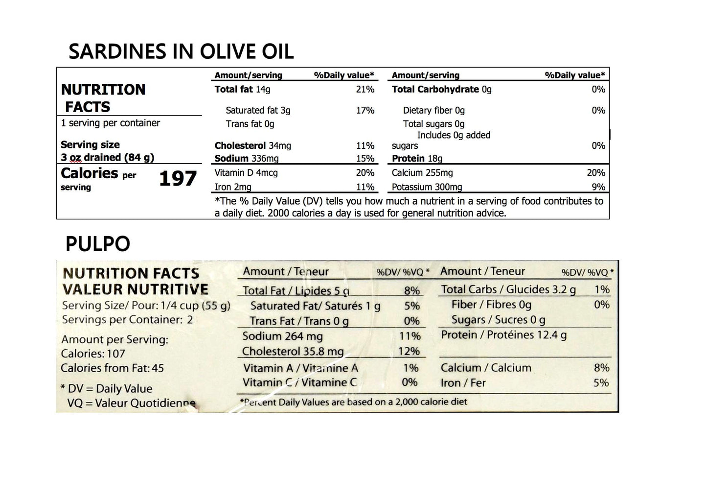 Matiz Sardines and Octopus Pulpo in Olive oil (Variety Pack of 5)