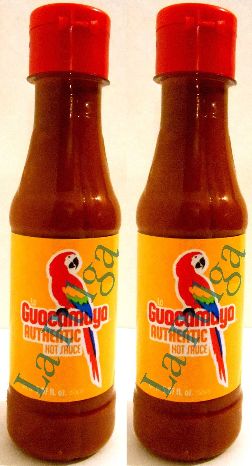 2 - La Guacamaya Authentic Hot Sauce Bottle Mexican Hot Sauce Salsa 5.07 oz Each