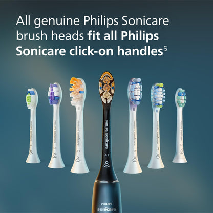 Philips Sonicare C2 Plaque Control - Genuine Replacement Electric Toothbrush Heads, White, 3 Pack, HX9023/65