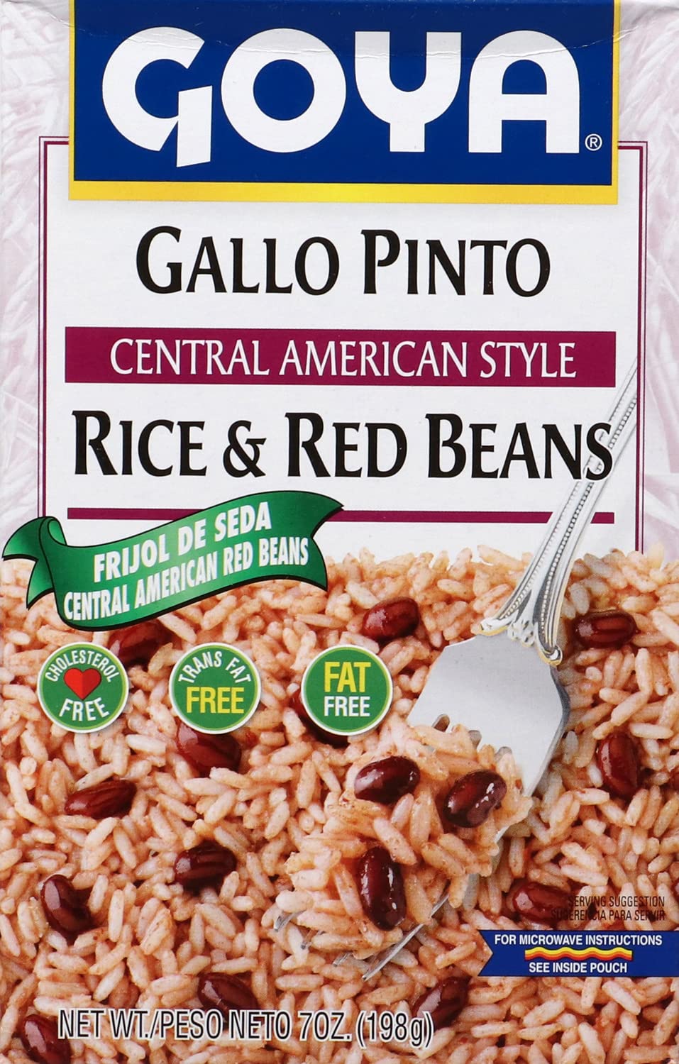 Goya Foods Central American Rice & Red Beans Rice Mix, Chicken , 7 Ounce (Pack of 12)