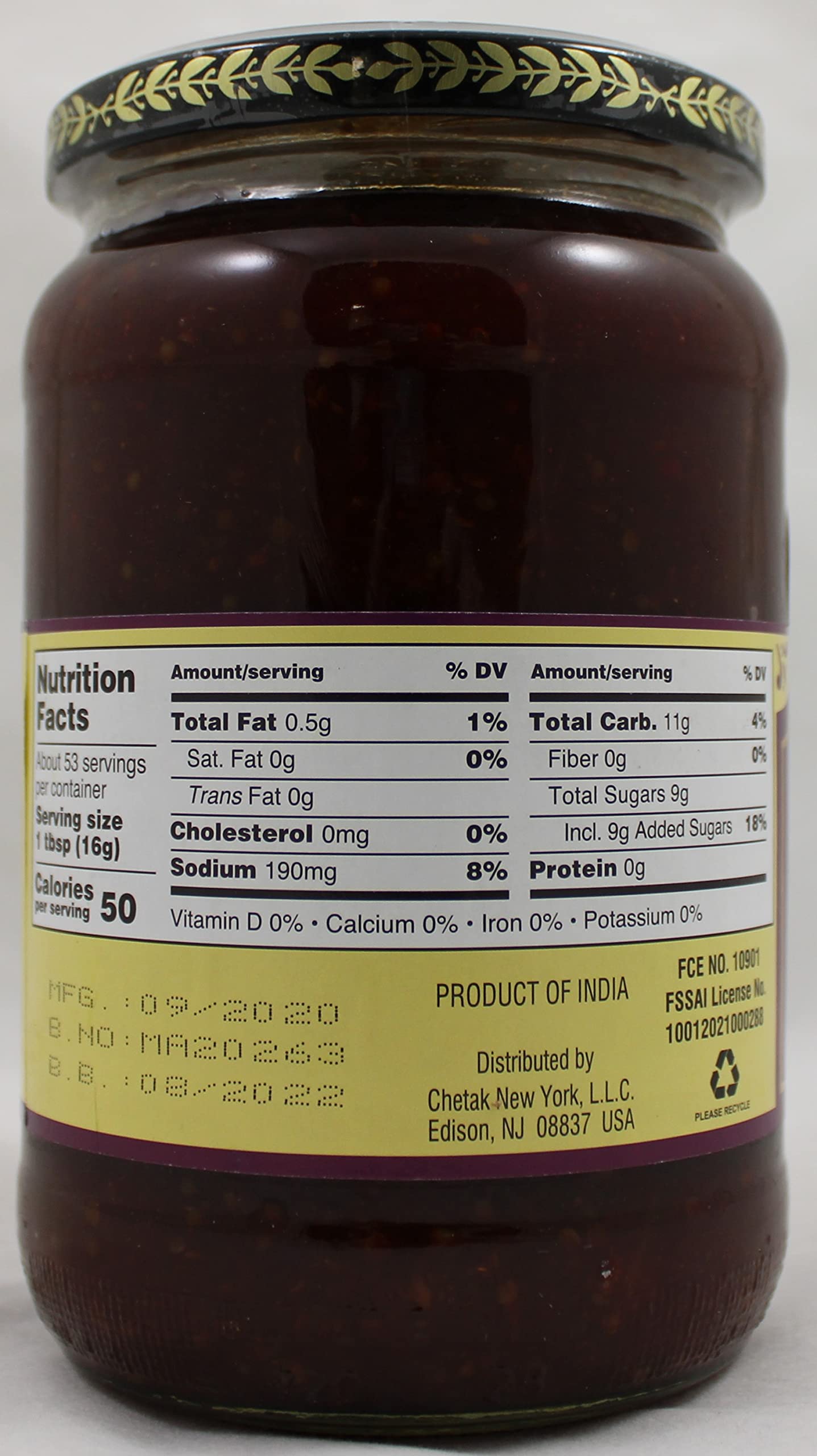 Sweet Lime Pickle (30oz)