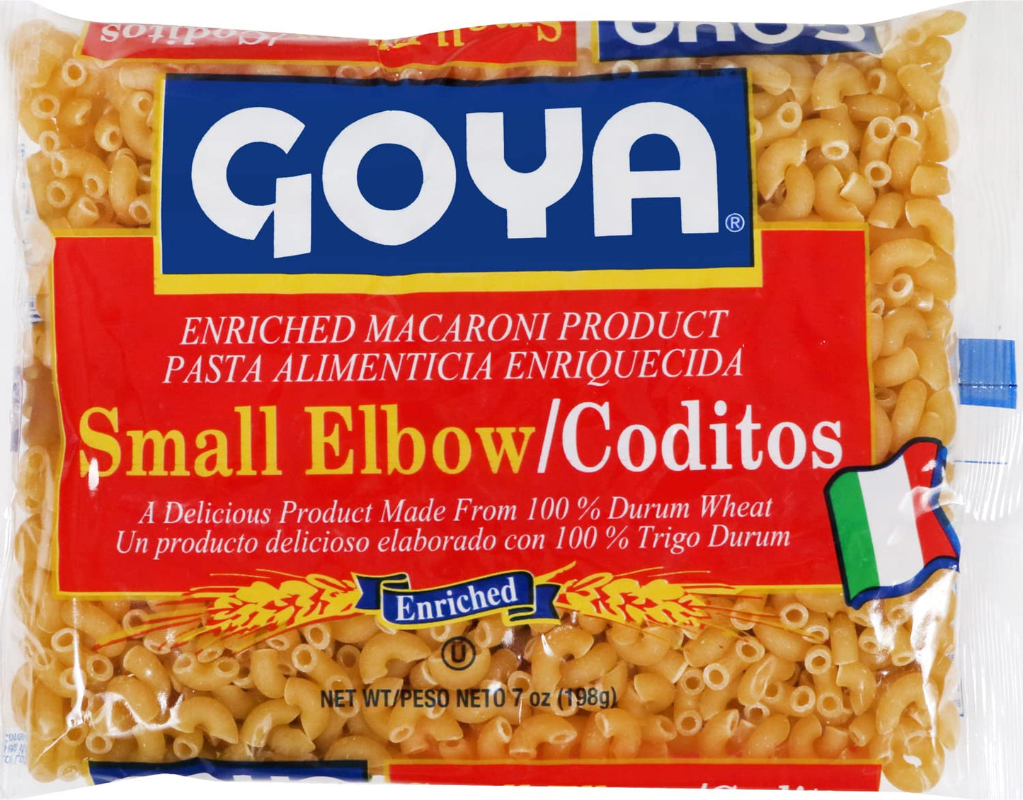 Goya Foods Coditos/Elbow Pasta, 7-Ounce (Pack of 20)