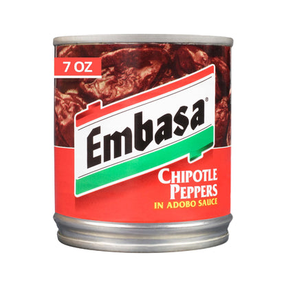 EMBASA Chipotle Peppers in Adobo Sauce, 7 Oz Can (12-pack)
