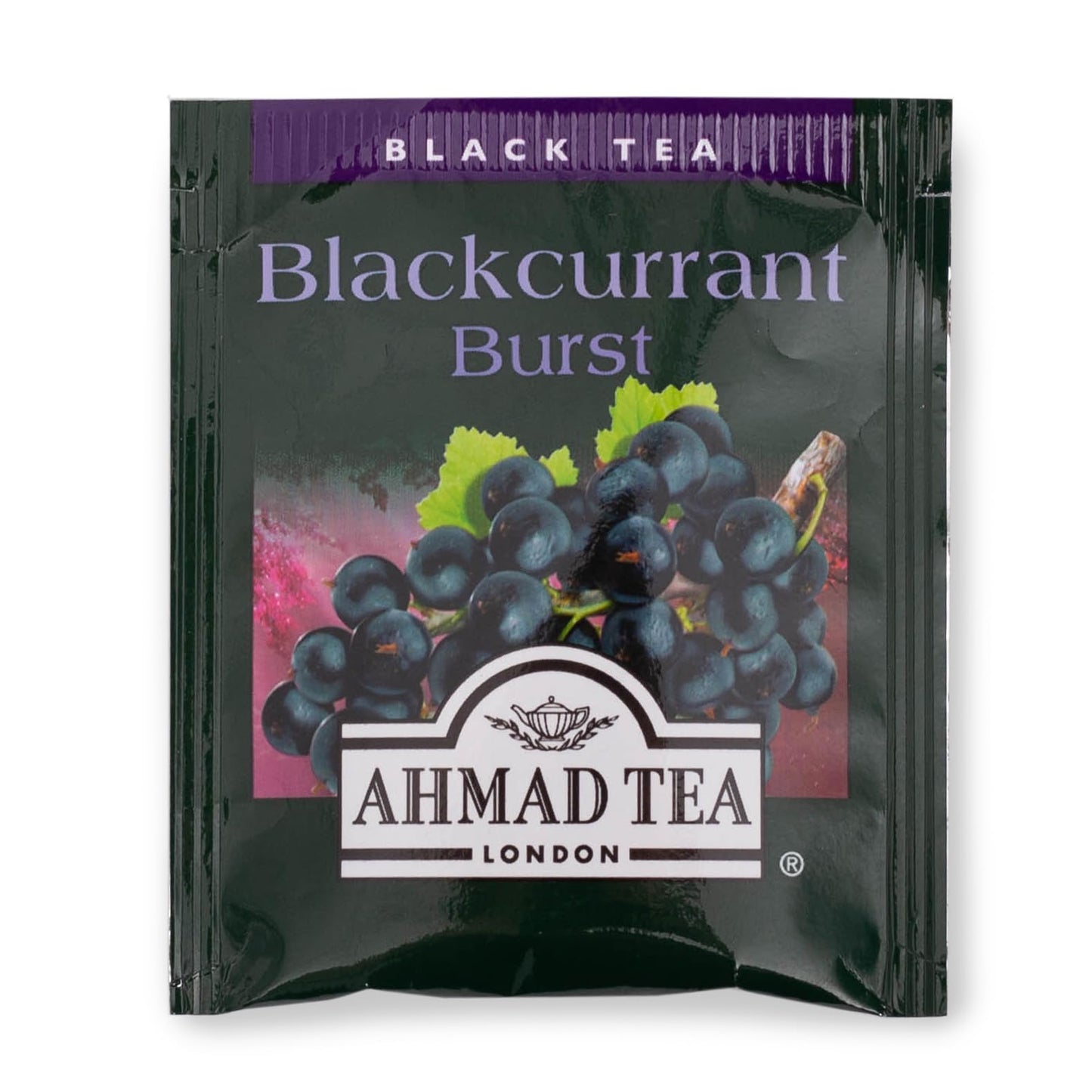 Ahmad Tea Blackcurrant Burst Black Tea, 20-Count Boxes (Pack of 1)