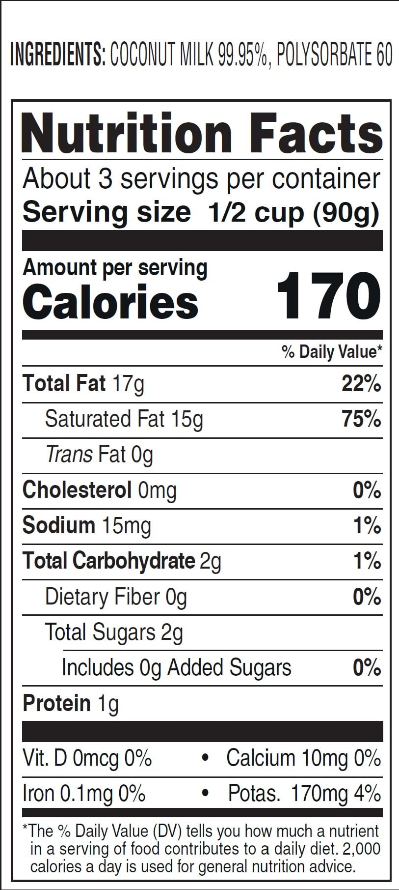 Aroy-D Coconut Milk 8.5 Fl Oz (Pack of 12)